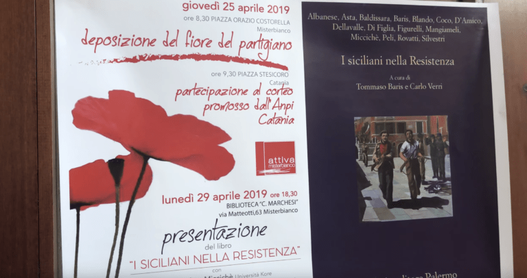 Presentazione del libro: “I SICILIANI NELLA RESISTENZA”