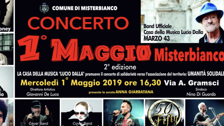 Il concerto del 1^maggio 2019 misterbianchese
