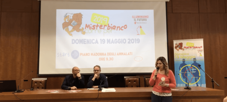 CONFERENZA STAMPA “MISTERBIANCO CORRE PER…” – 2019