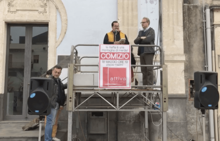 Diretta del comizio di Attiva Misterbianco