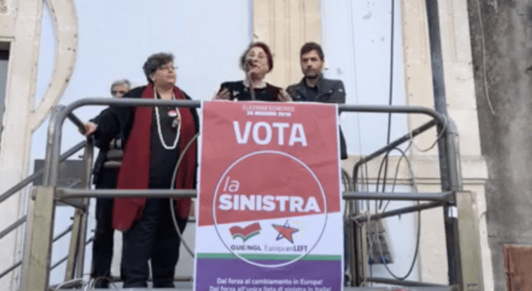 COMIZIO DI ANNA BONFORTE LISTA “LA SINISTRA” PER LE EUROPEE 2019