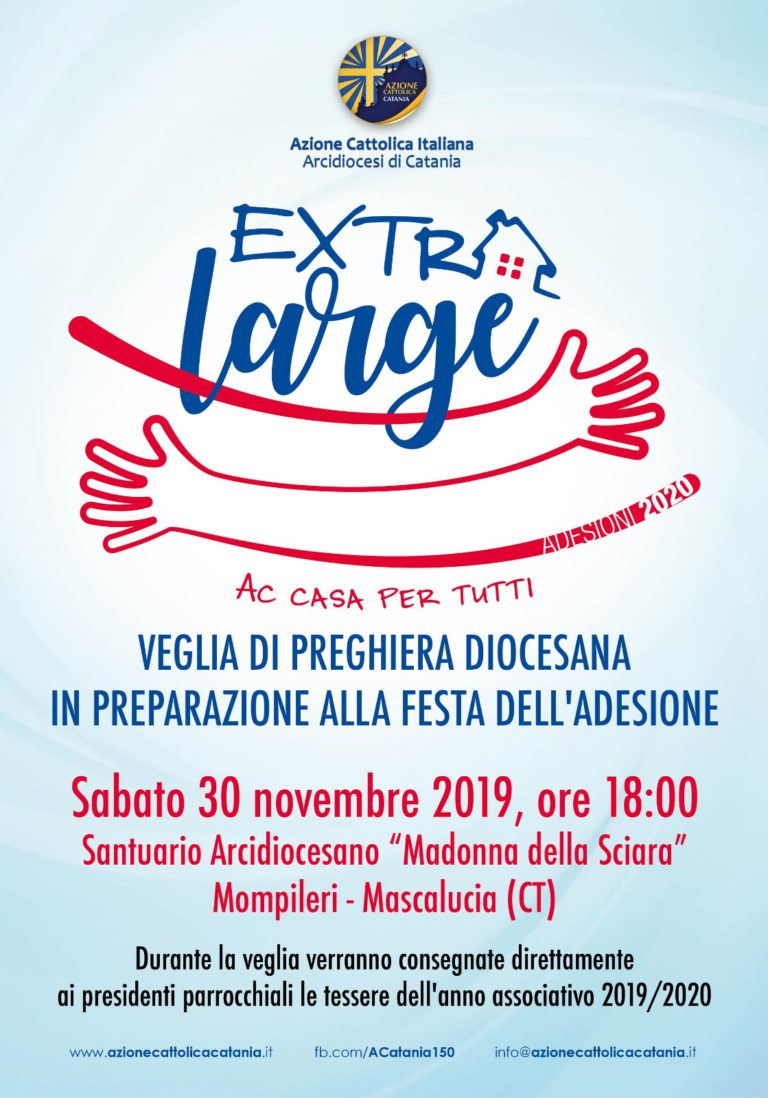 Azione Cattolica Catania – Veglia di preghiera diocesana in preparazione alla Festa dell'Adesione