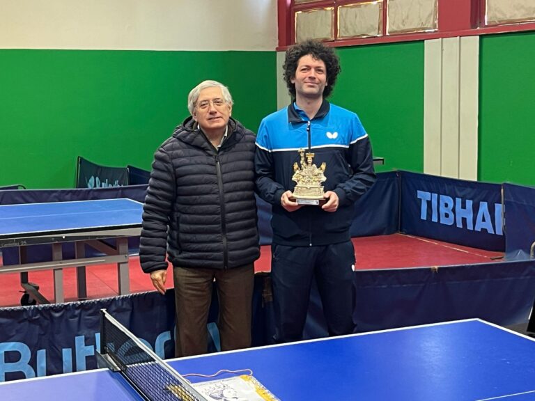 Tennistavolo, Coppa Sant’Agata: vince Andrea Giudice