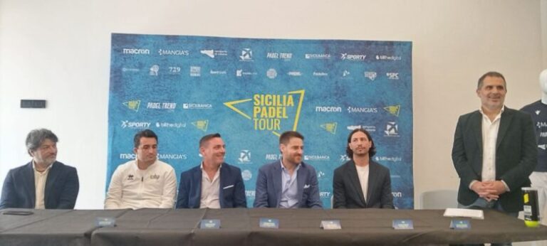 Presentazione del Sicilia Padel Tour 2024: continua la crescita del padel