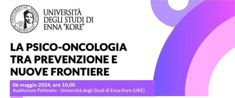Master di “Psiconcologia” alla Kore 2a edizione: “Migliorandone le qualità di vita”