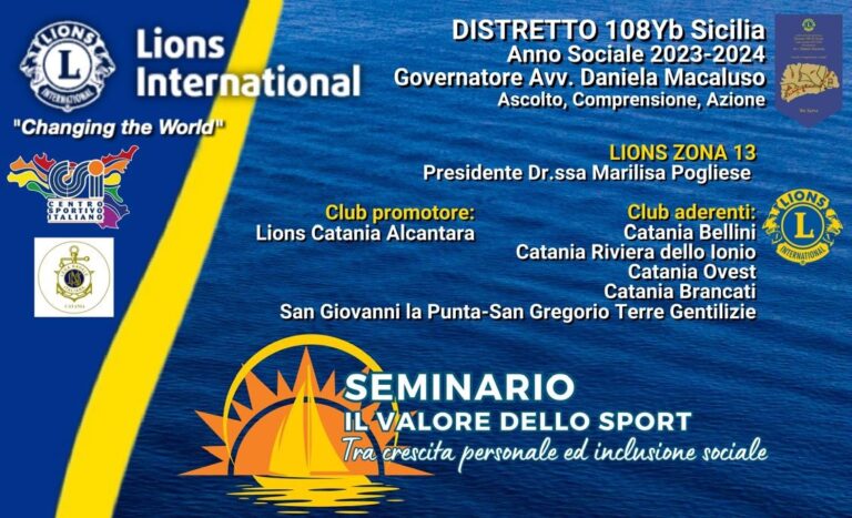 “A vele spiegate verso l’inclusione”: Lni, Csi e Lions insieme per l’inclusione