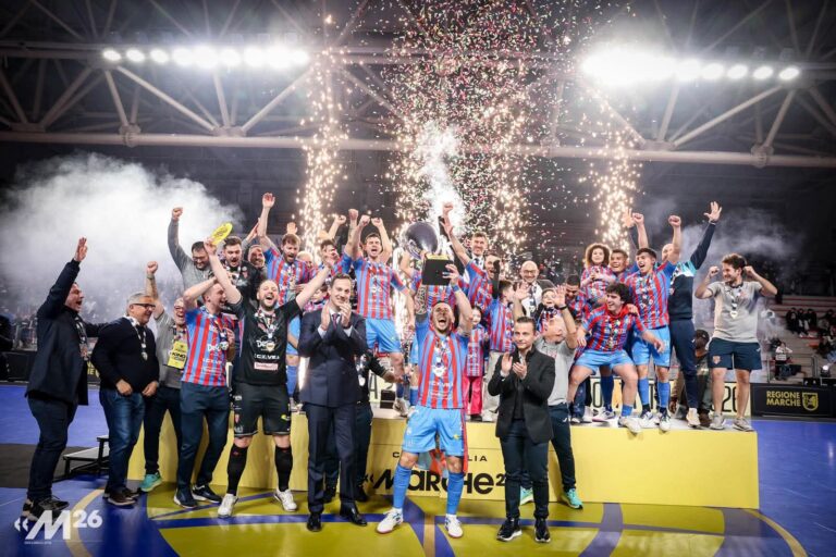La Meta Catania vince la sua prima Coppa Italia: battuta la Feldi Eboli per 5-2