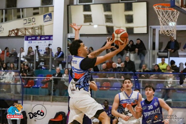 Successo per l’Alfa Catania nella poule promozione: 94-70 contro la Svincolati Academy Milazzo