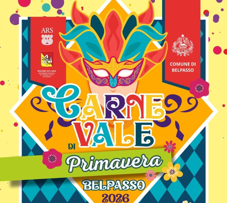 Carnevale di Primavera di Belpasso ’26: maschere e carri il 12 aprile