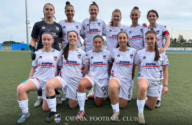 Il Catania Women si ferma a 10: sconfitta 3-2 contro Pink Sport
