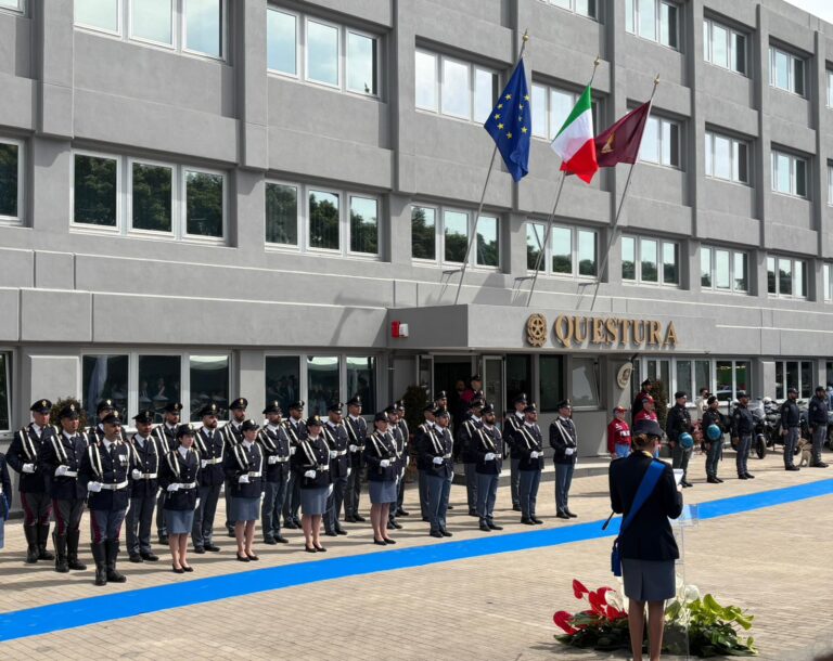 Catania, visita di Vittorio Pisani alla nuova Questura: celebrato 174simo anniversario