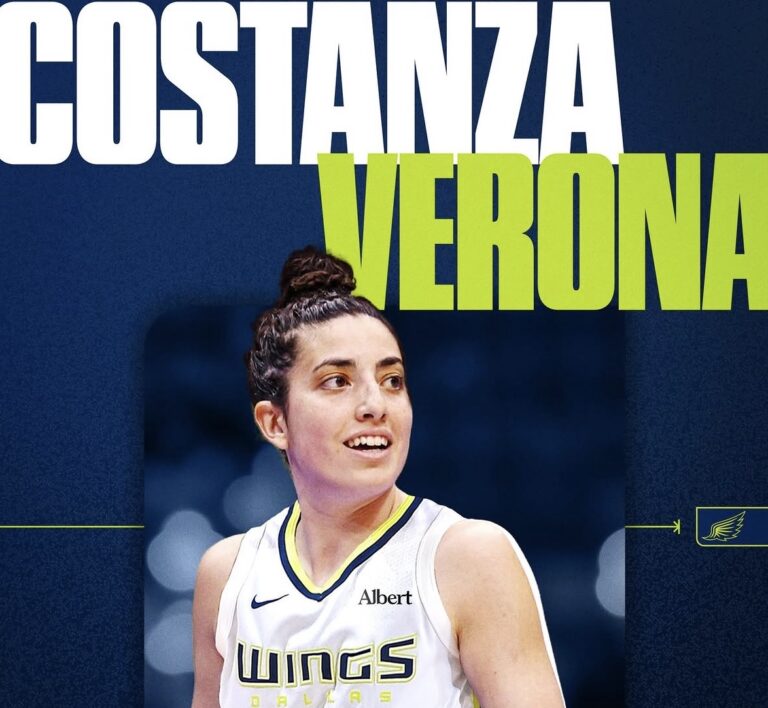 La cestista siciliana Costanza Verona verso la Wnba: training camp con le Wings