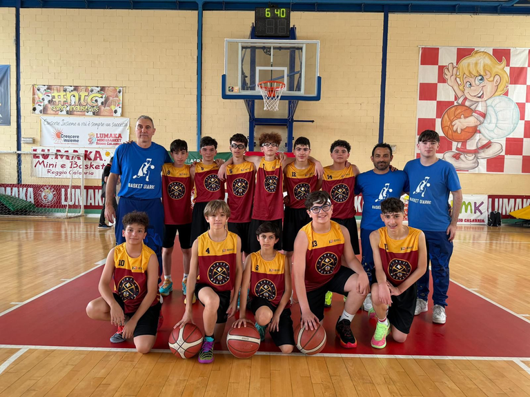 Under 13 Jr Nba, il Basket Giarre vince la finale interzona di Reggio