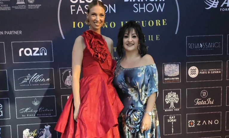 Rosa Platania all’”Olga Bianchi Fashion Show”: nel cuore Unesco