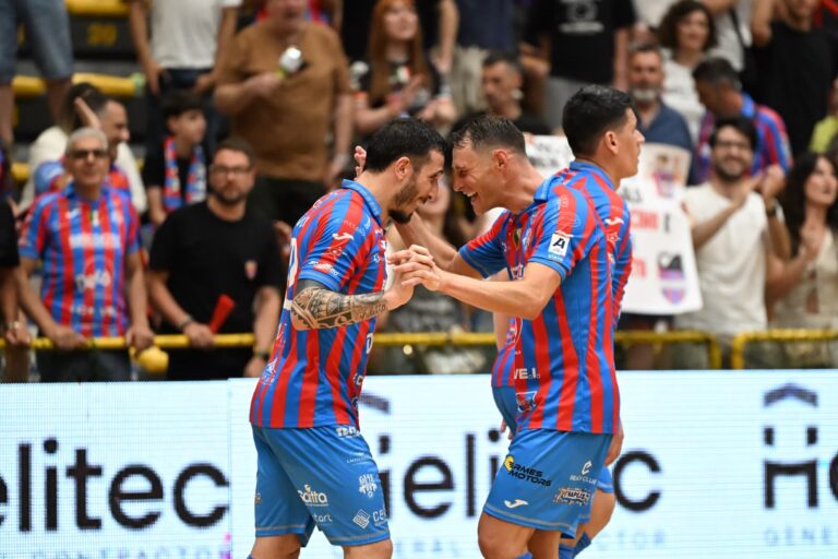 La Meta Catania vince 6-3 contro L84: lo scudetto si deciderà martedì 30 in gara 3