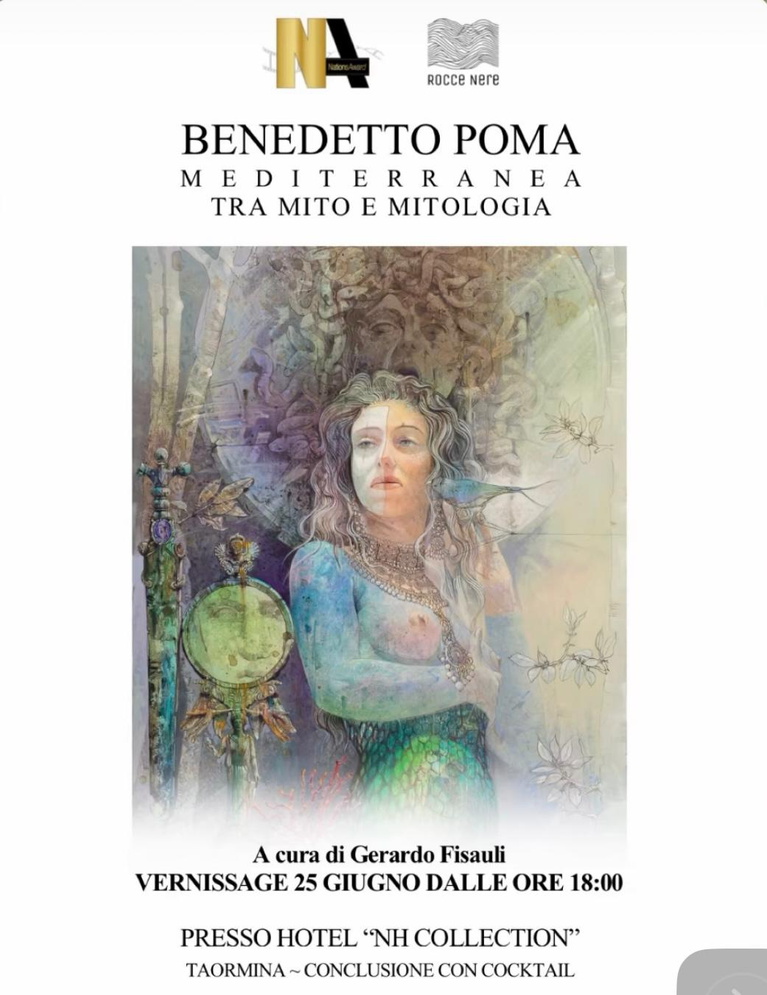 Nations Award, Mediterraneo tra Mito e Mitologia: nuova esposizone di Benedetto Poma