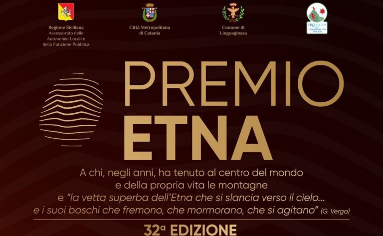 Torna il Premio Etna 2026: attesa a Linguaglossa per la 32esima edizione