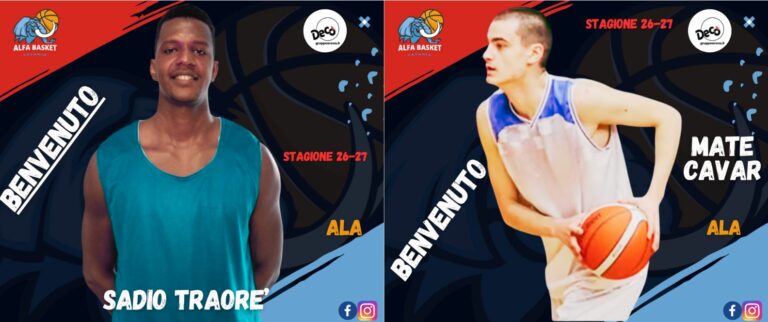 Traore e Cavar, rinforzi per l’Alfa in vista della nuova stagione