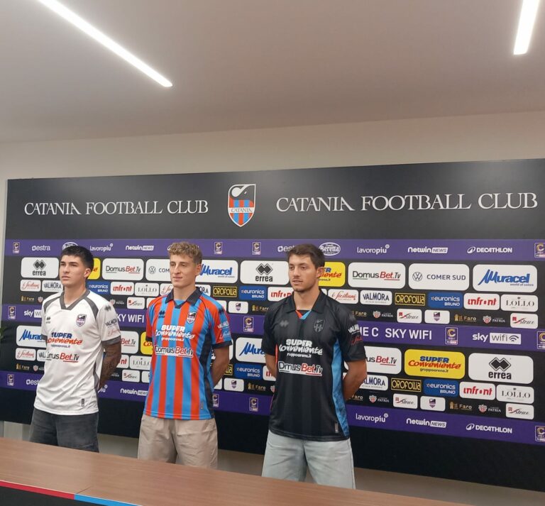 Presentati Cavuoti, Vallocchia e Torrasi: ecco i nuovi centrocampisti del Catania