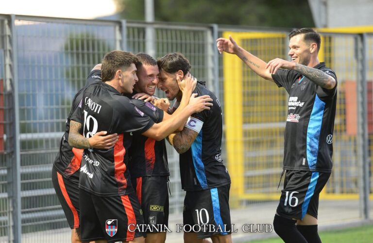 Il Catania reagisce con forza e qualità: successo per 2-4 a Picerno